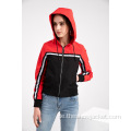 Custom Collision Color Hoodie Windbreaker Jacke für Damen